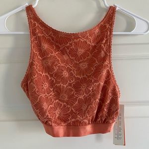 NWT Peach Lace Bralette